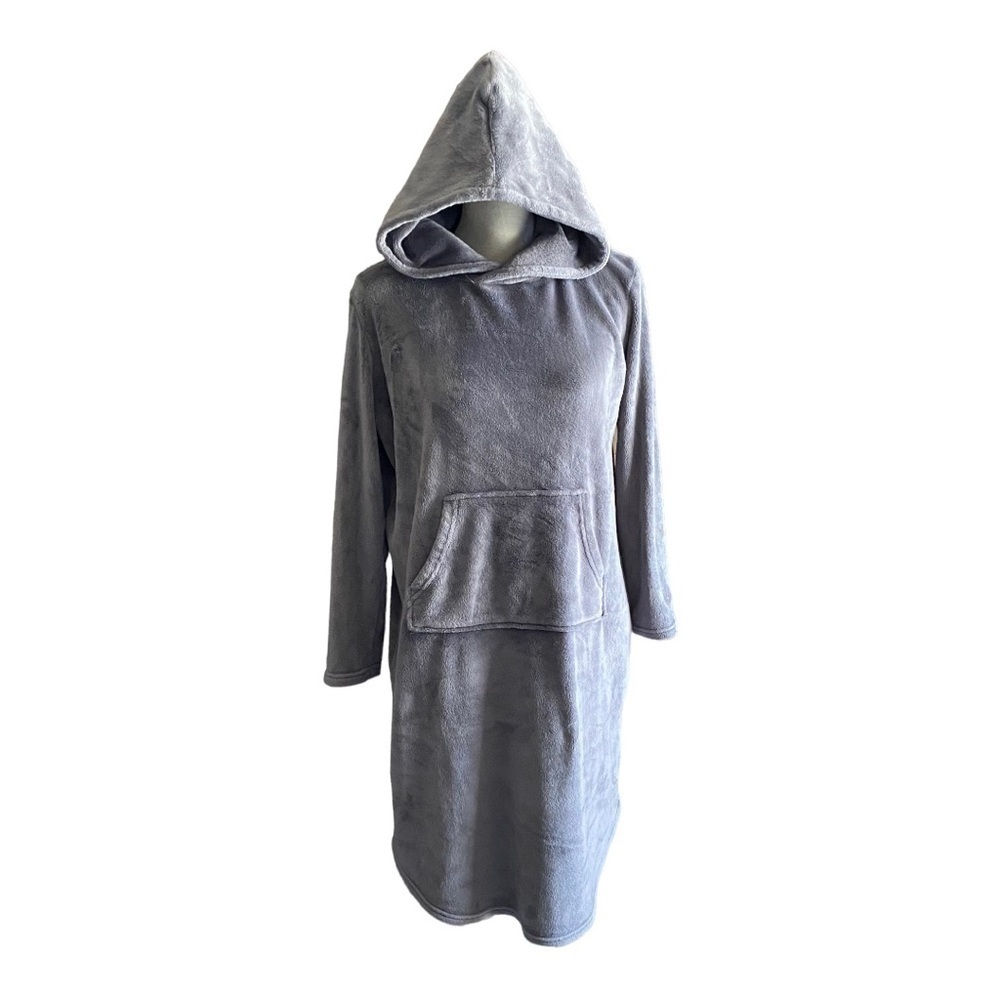 32 DEGREES SLEEPWEAR-OVERSIZED GREY HOODED LOUNGE/SLEEPWEAR SIZE S/M